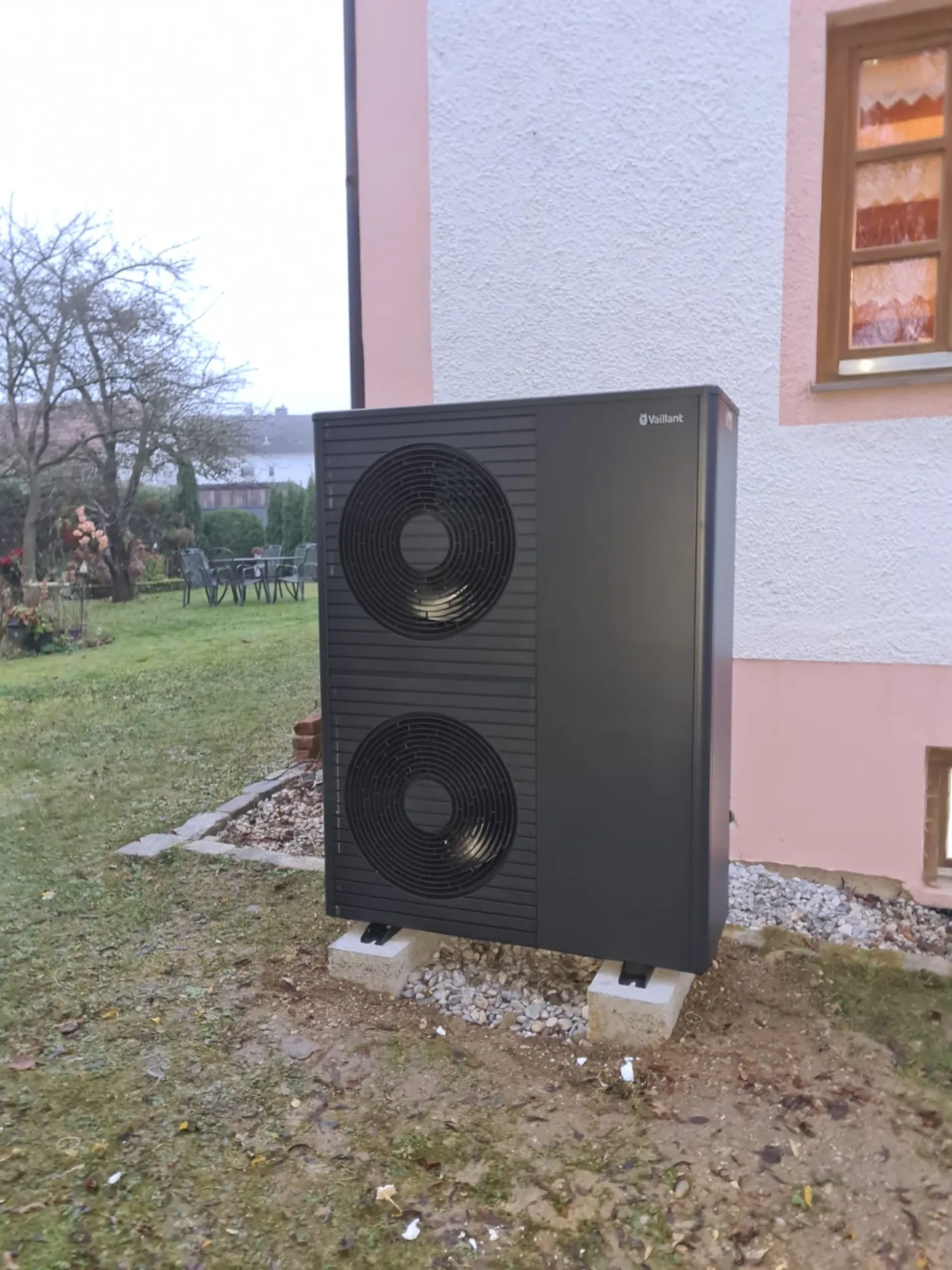 Vaillant Wärmepumpe Fundament